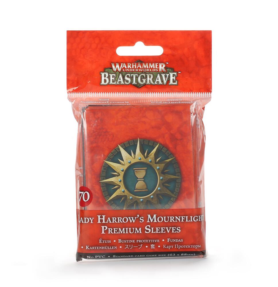 Warhammer: Underworlds - Beastgrave: Lady Harrow's Mournflight Premium Sleeves (70-pack)