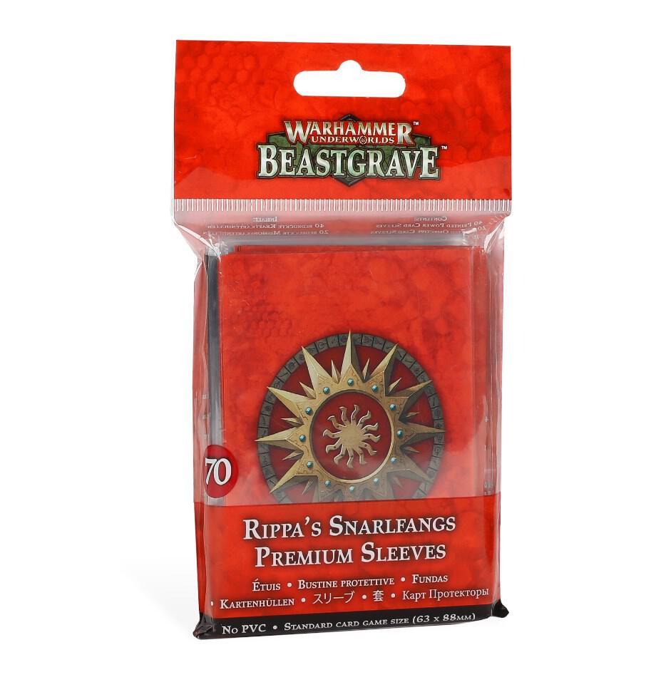 Warhammer: Underworlds - Beastgrave: Rippa's Snarlfang Premium Sleeves (70-pack)