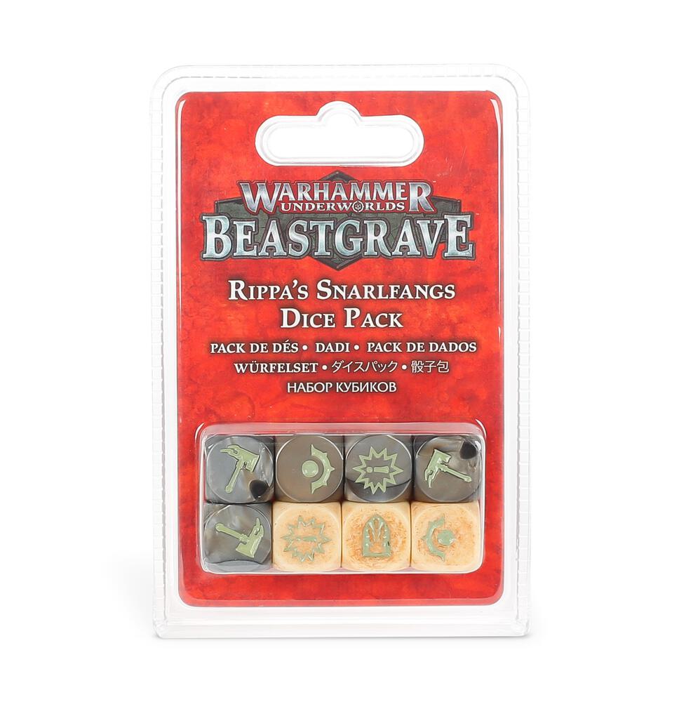 Warhammer: Underworlds - Rippa's Snarlfangs Dice Set (8-Pack)