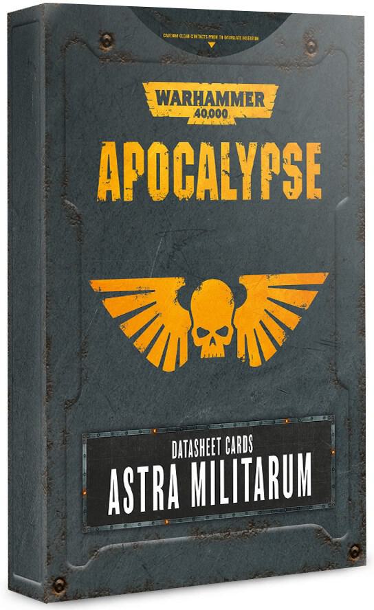 Warhammer 40K: Apocalypse Datasheet Cards - Astra Militarum