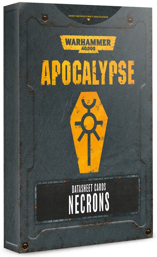 Warhammer 40K: Apocalypse Datasheet Cards - Necrons