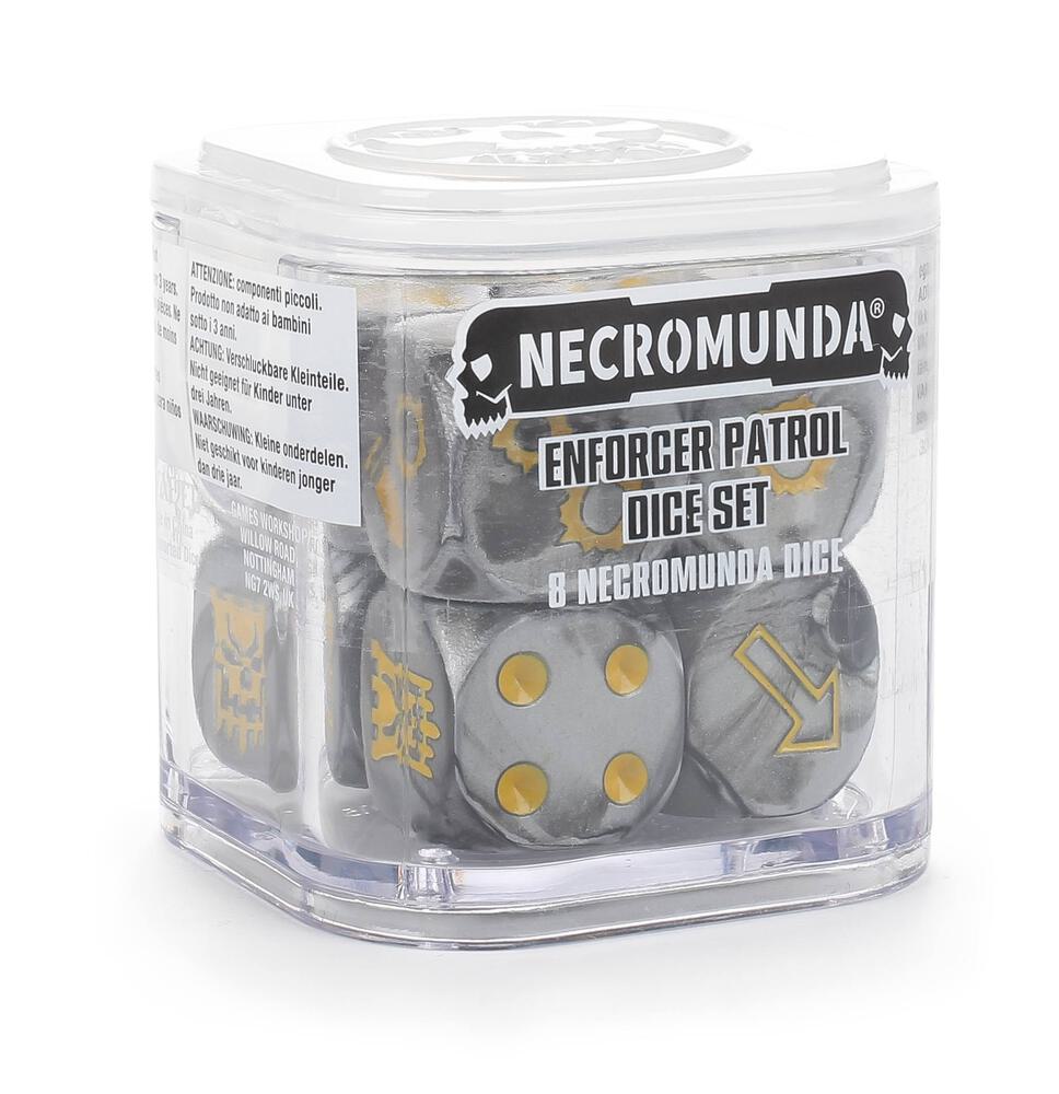 Necromunda: Enforcer Patrol Dice Set (8-Pack)