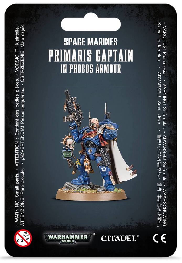Warhammer: 40K - Space Marines Primaris Captain in Phobos Armour