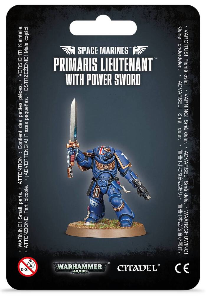 Warhammer: 40K - Space Marines Primaris Lieutenant with Power Sword