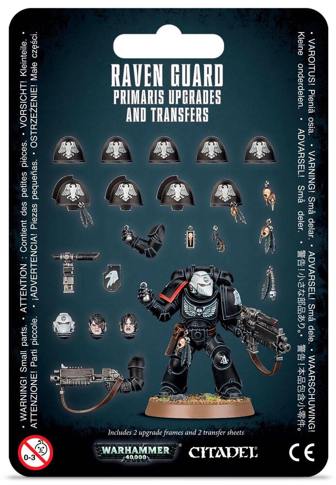 Warhammer: 40K - Raven Guard Primaris Upgrades & Transfers