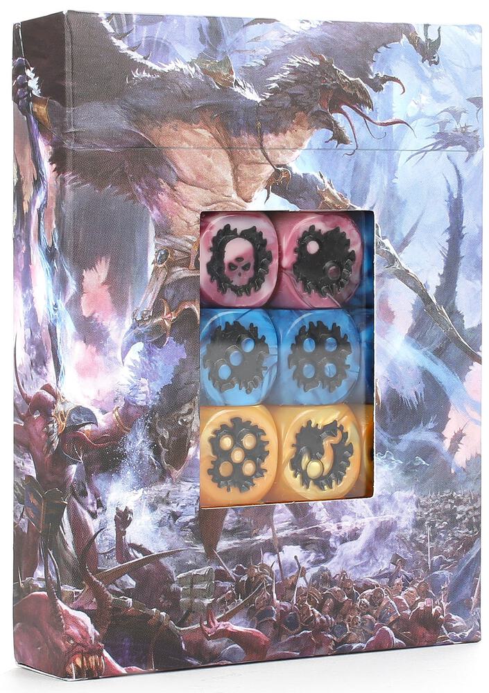 Warhammer: Age of Sigmar - Disciples of Tzeentch Dice Set (8-Pack)