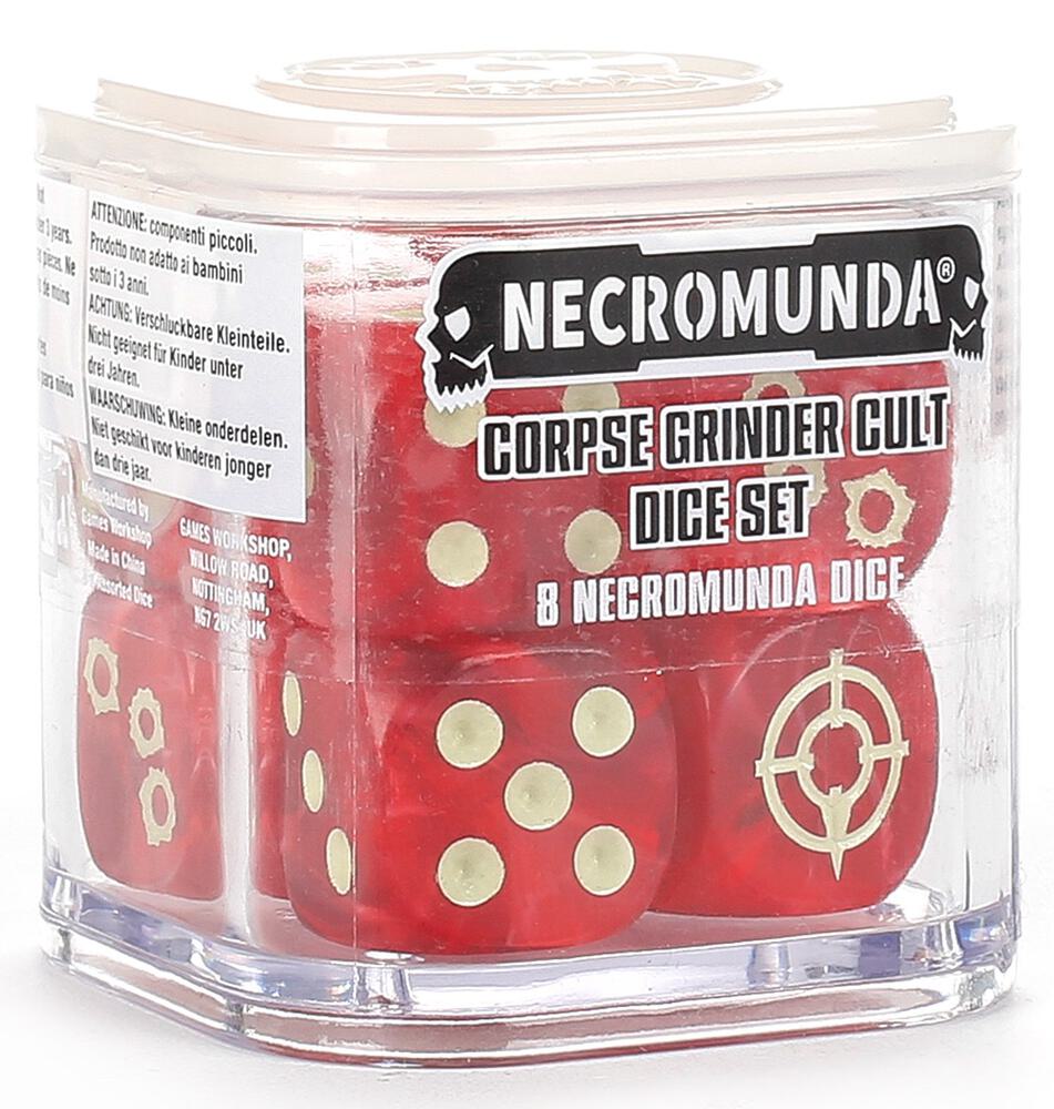 Necromunda: Corpse Grinder Cult Dice Set (8-Pack)