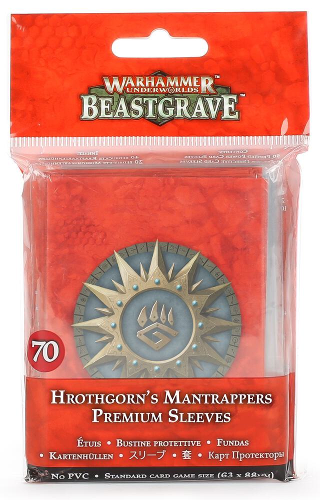 Warhammer: Underworlds - Beastgrave: Hrothgorn's Mantrappers Sleeves (70-pack)