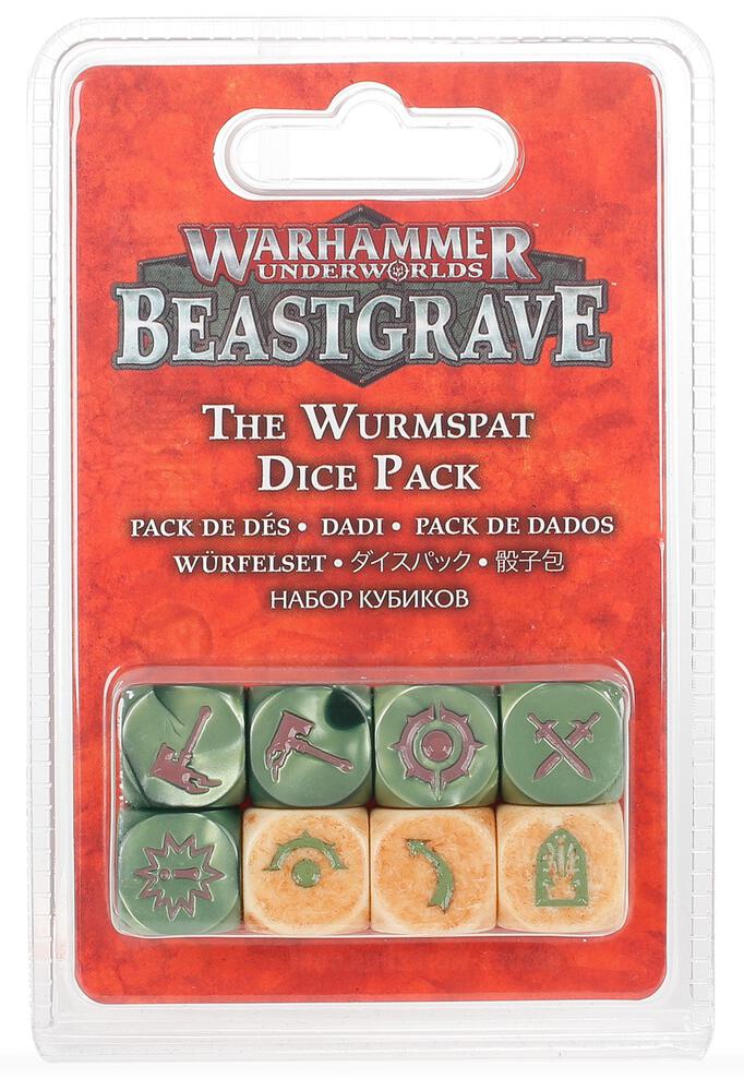 Warhammer: Underworlds - The Wurmspat Dice Set (8-Pack)