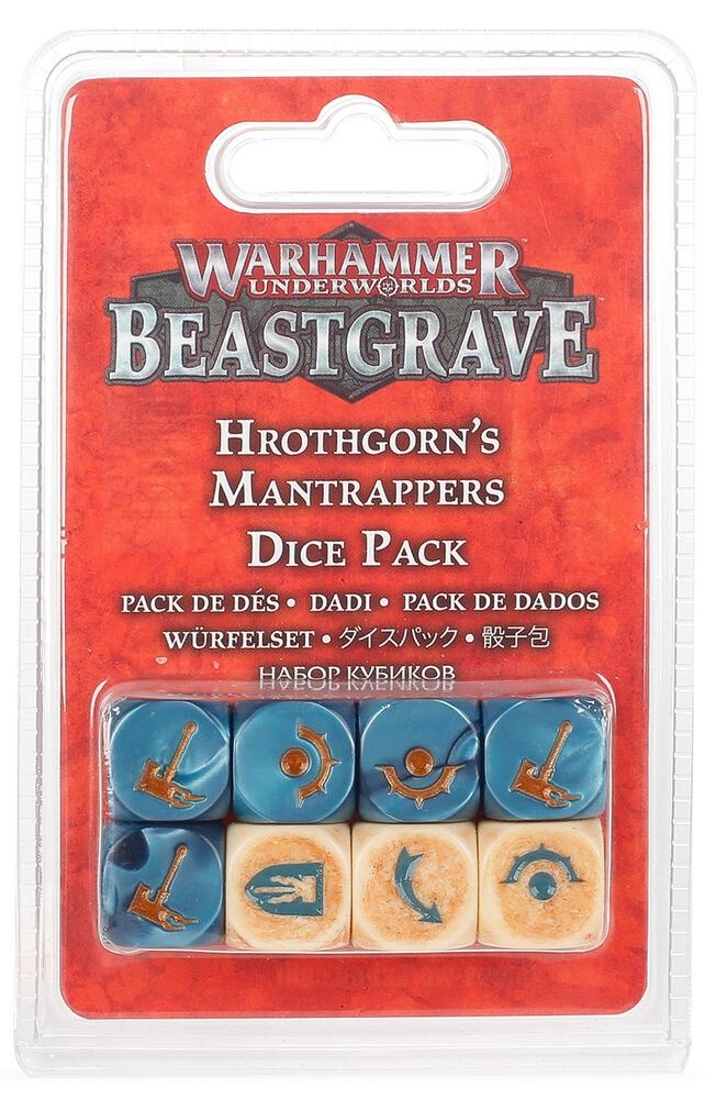 Warhammer: Underworlds - Hrothgorn's Mantrappers Dice Set (8-Pack)
