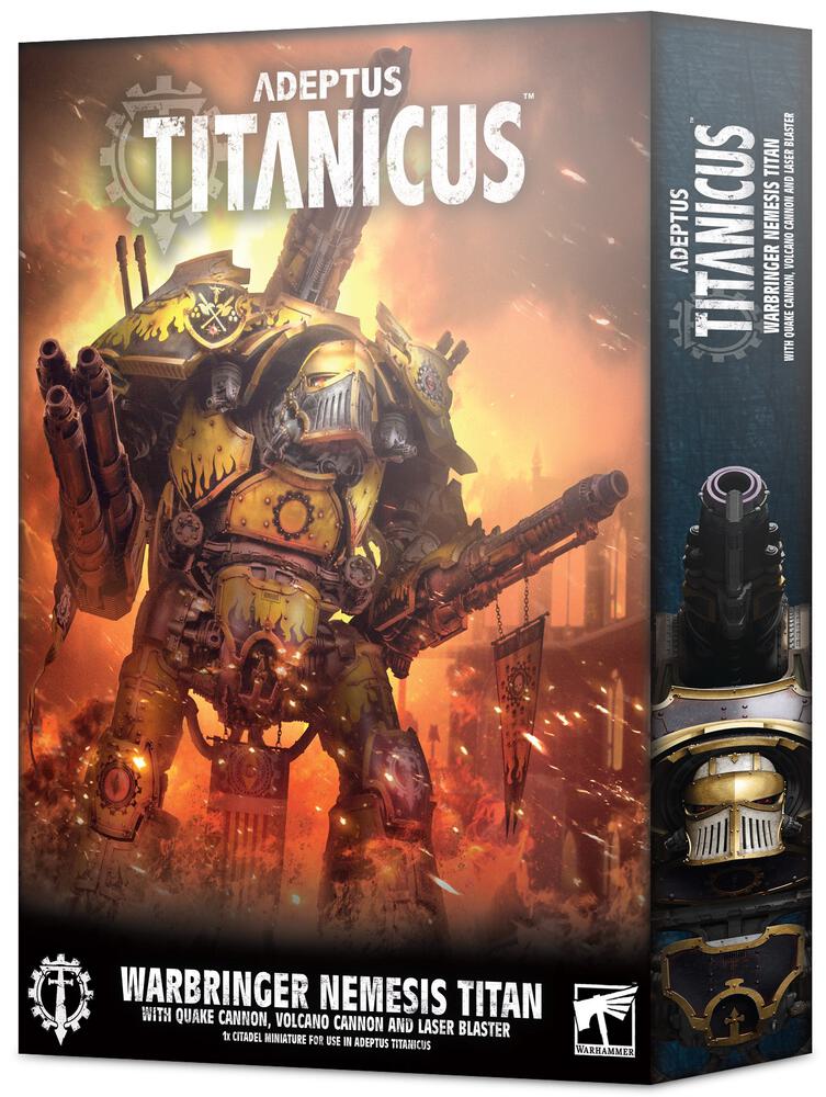 Warhammer: 40K - Adeptus Titanicus - Warbringer Nemesis Titan with Quake Cannon