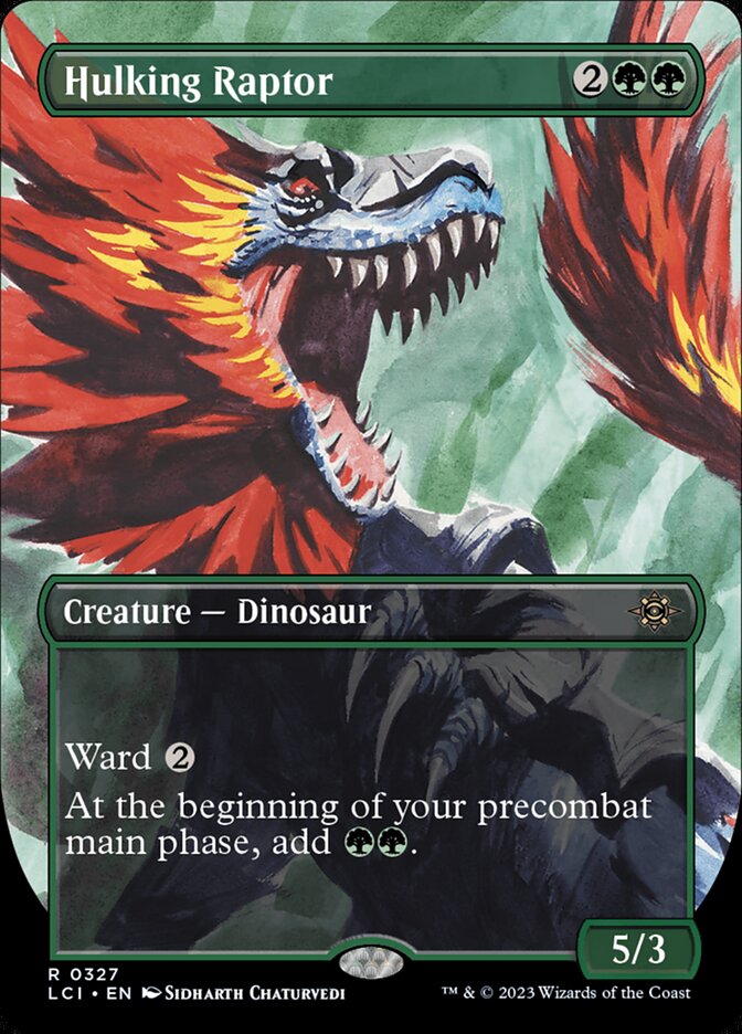 Hulking Raptor (Borderless)