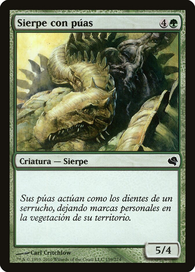 Spined Wurm (Spanish) - "Sierpe con puas"