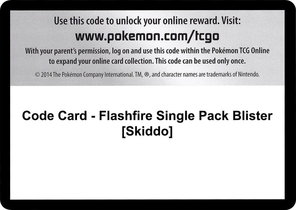Code Card - Flashfire Single Pack Blister [Skiddo]