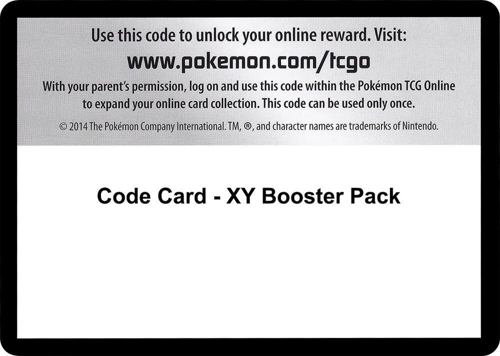 Code Card - XY Booster Pack