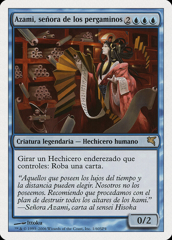 Azami, Lady of Scrolls (Italian) - "Azami, Signora delle Pergamene"