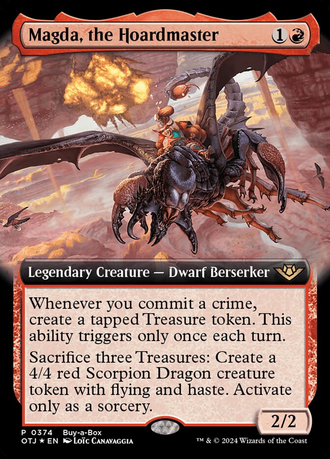 Magda, the Hoardmaster (Extended Art)