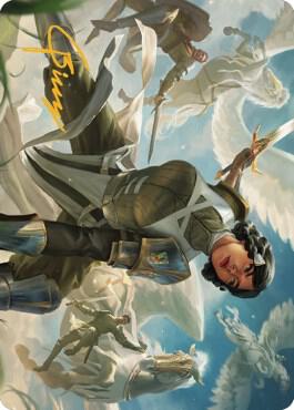 Resolute Reinforcements Art Card (Gold-Stamped Signature)