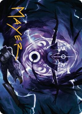 Rona's Vortex Art Card (Gold-Stamped Signature)