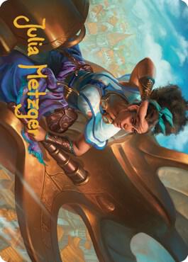 Talas Lookout Art Card (Gold-Stamped Signature)