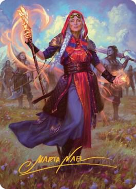 Jaya, Fiery Negotiator Art Card (34/81) (Gold-Stamped Signature)