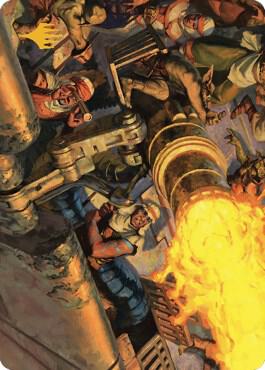 Mana Cannons Art Card (Gold-Stamped Signature)