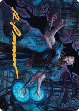 Ertai Resurrected Art Card (Gold-Stamped Signature)