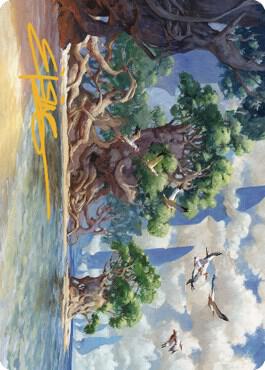 Yavimaya Coast Art Card (Gold-Stamped Signature)