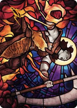 Garna, Bloodfist of Keld Art Card (Gold-Stamped Signature)