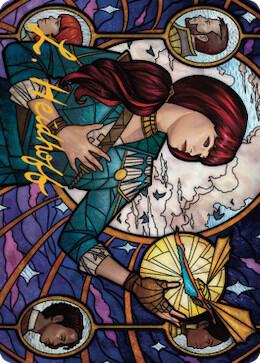 Jhoira, Ageless Innovator Art Card (Gold-Stamped Signature)