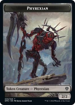 Phyrexian // Knight Double-Sided Token