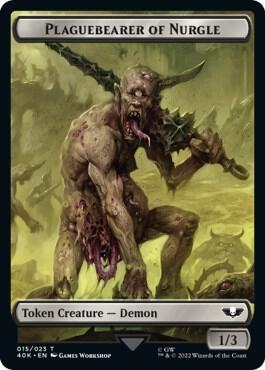 Plaguebearer of Nurgle // Spawn Double-Sided Token