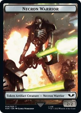 Necron Warrior // Insect Double-Sided Token