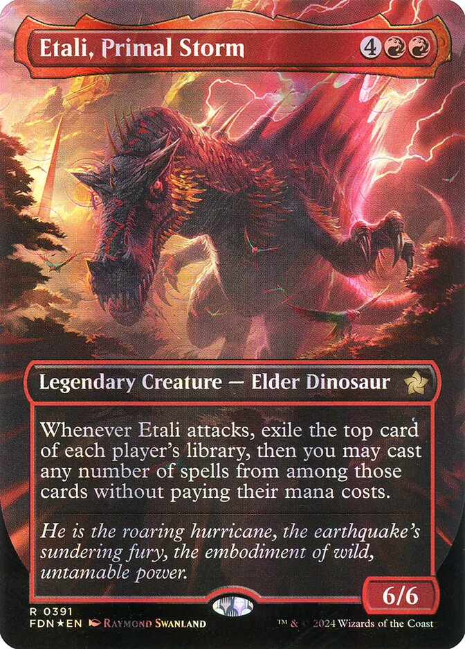 Etali, Primal Storm (Borderless) (Mana Foil)