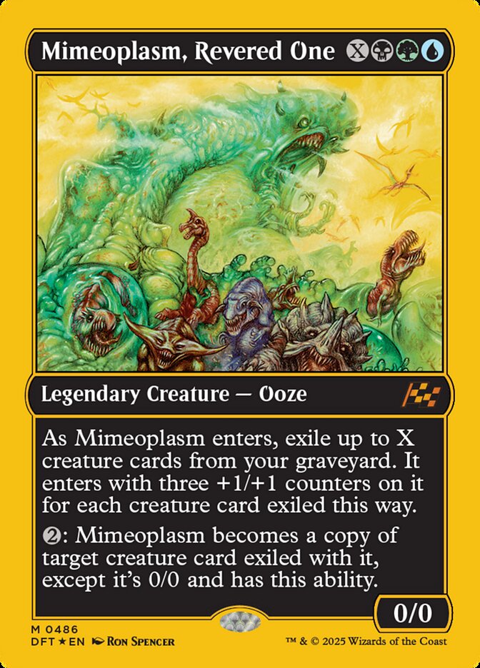 Mimeoplasm, Revered One (First-Place Foil)