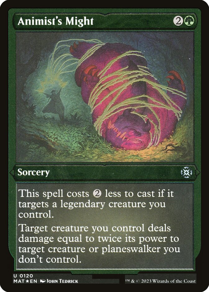 Animist's Might (Foil Etched)