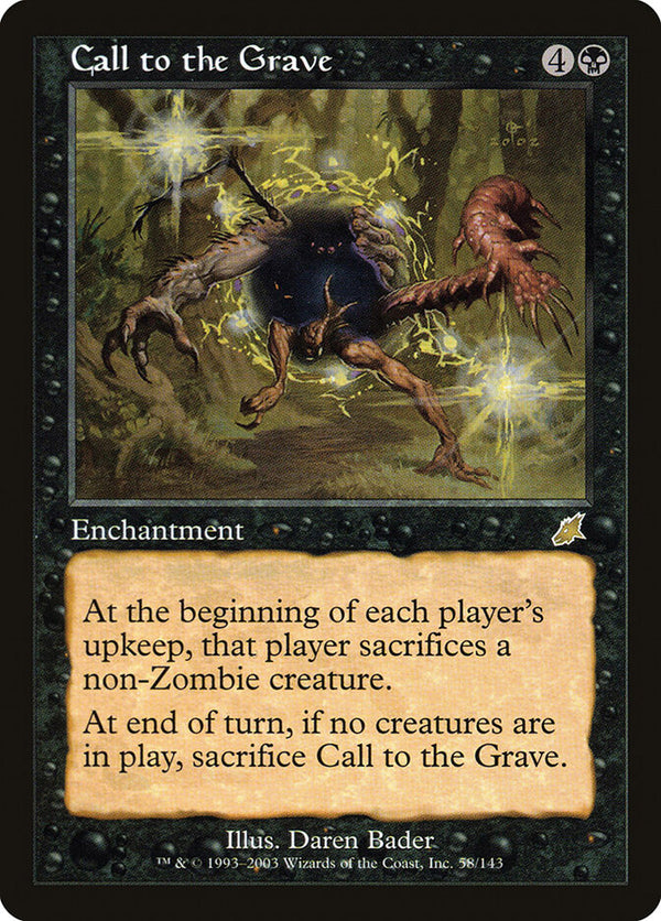 Call to the Grave - Magic: The Gathering