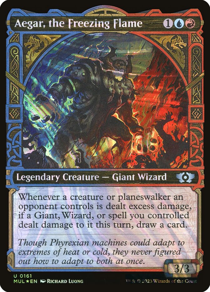 Aegar, the Freezing Flame (Halo Foil)