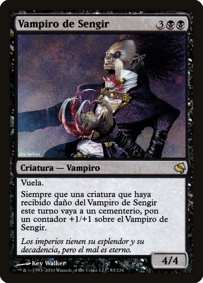 Sengir Vampire (Spanish) - "Vampiro de Sengir"