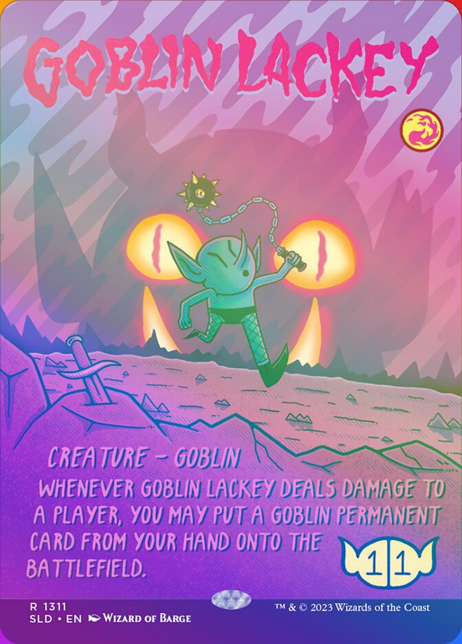 Goblin Lackey (1311) (Rainbow Foil)