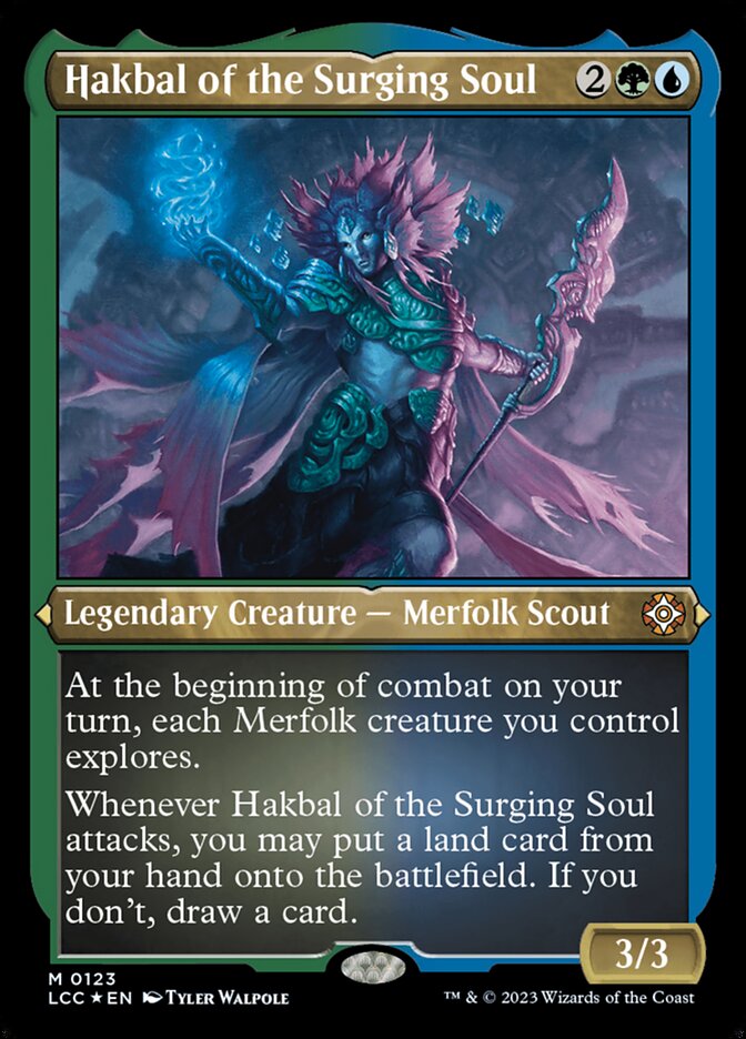 Hakbal of the Surging Soul (Display Commander) - Thick Stock