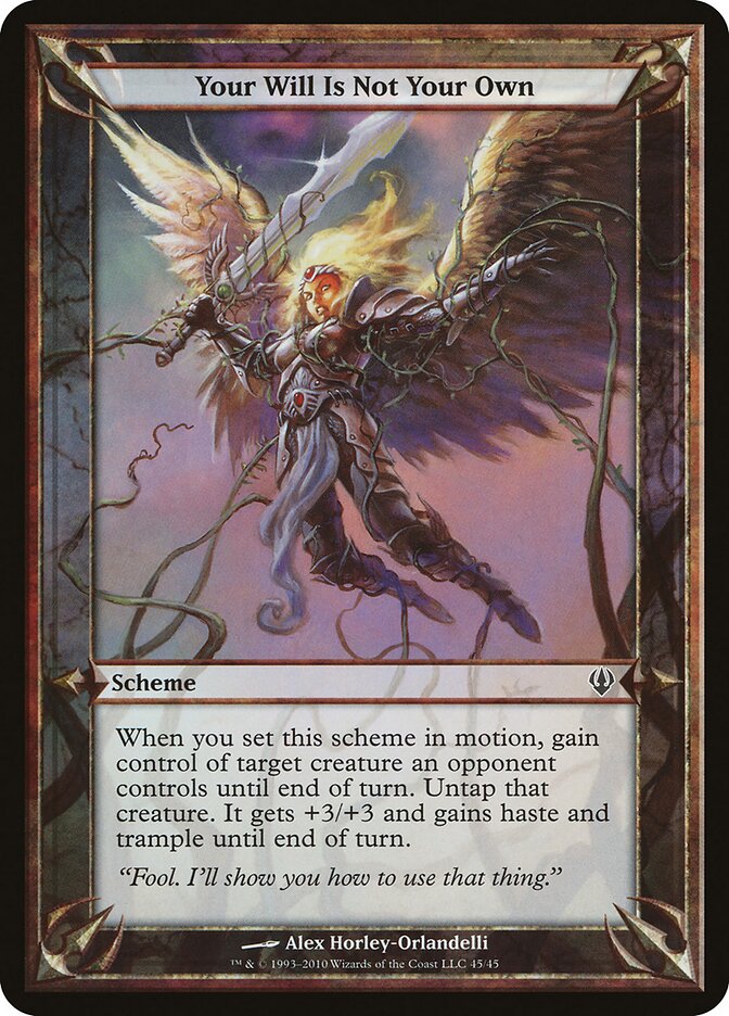 Your Will Is Not Your Own (Archenemy)