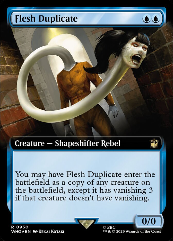 Flesh Duplicate (Extended Art) (Surge Foil)