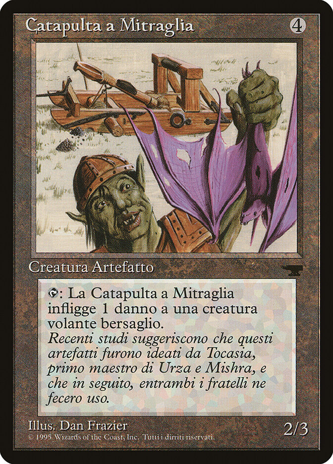 Grapeshot Catapult (Italian) - "Catapulta a Mitraglia"