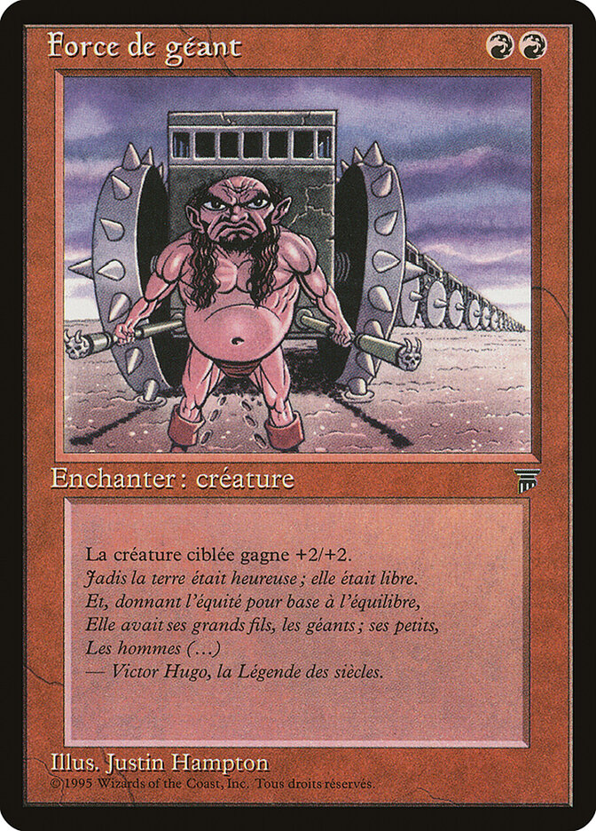 Giant Strength (French) - "Force de geant"