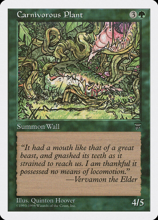Carnivorous Plant - Magic: The Gathering