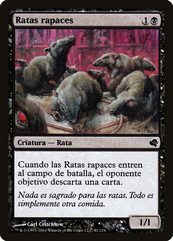 Ravenous Rats (Spanish) - "Ratas rapaces"