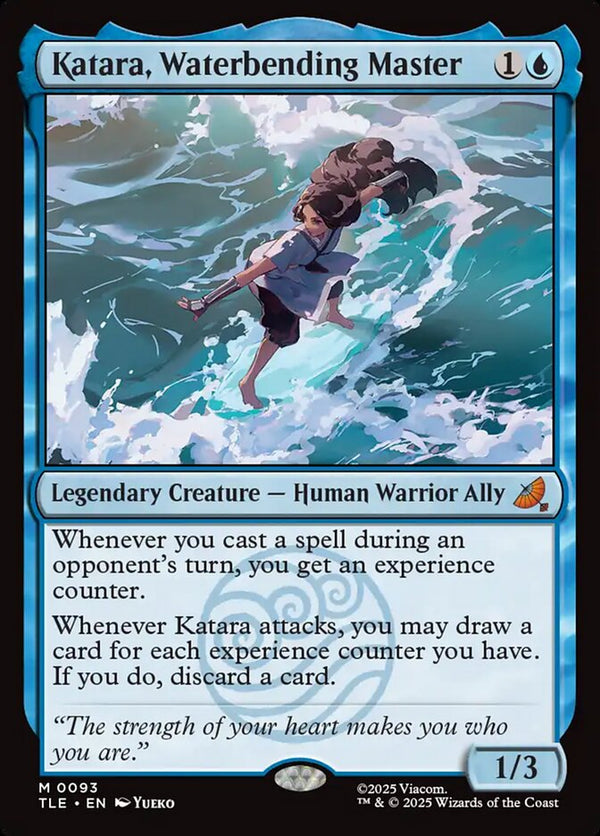 Katara, Waterbending Master - Magic: The Gathering