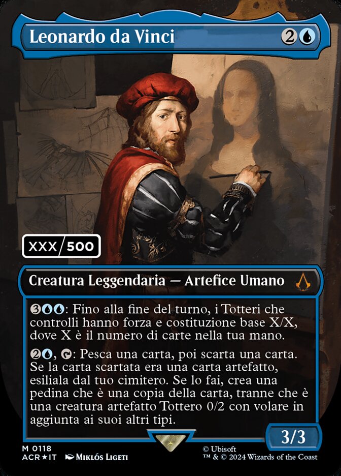 Leonardo da Vinci (Italian) (Serial Numbered)