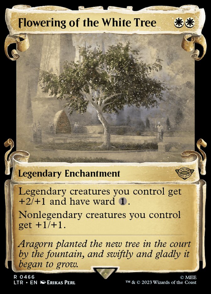 Flowering of the White Tree (Showcase Scrolls)